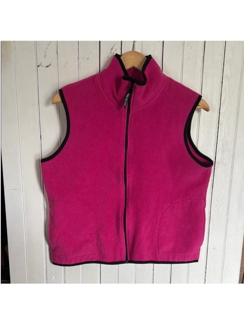 Basic Edition Fleece Vest Pink Size L